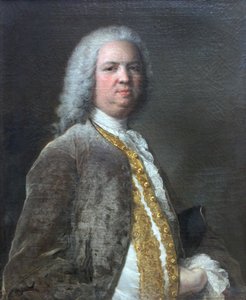 Retrato del banquero de Frankfurt Johann Georg Leerse (1691-1762) de Jean Marc Nattier